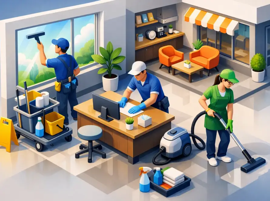 Commercial Cleaning for Small Businesses