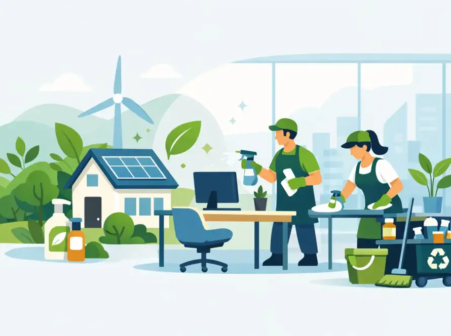 Eco Friendly House Cleaning Service for Offices