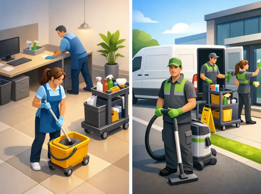 Cleaning Staff Versus Cleaning Contractor Compared