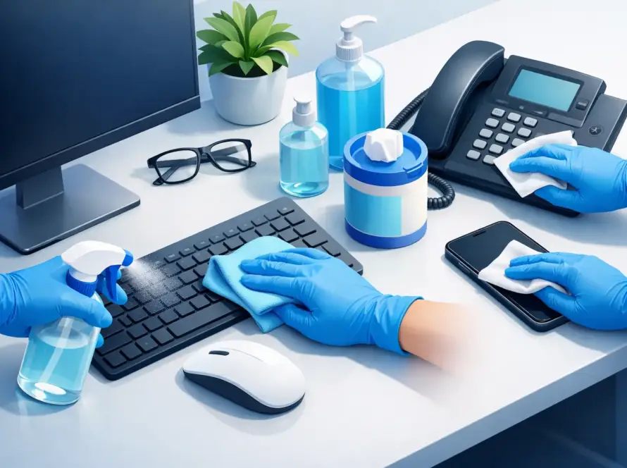 How to Clean High Touch Office Surfaces