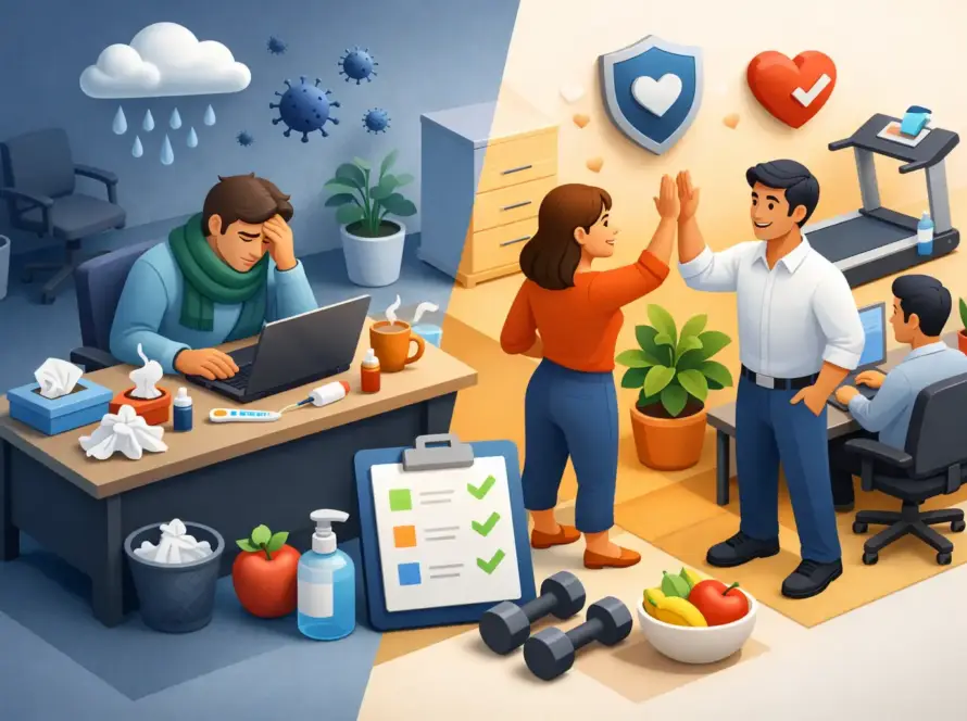 How to Reduce Workplace Sick Days at Work