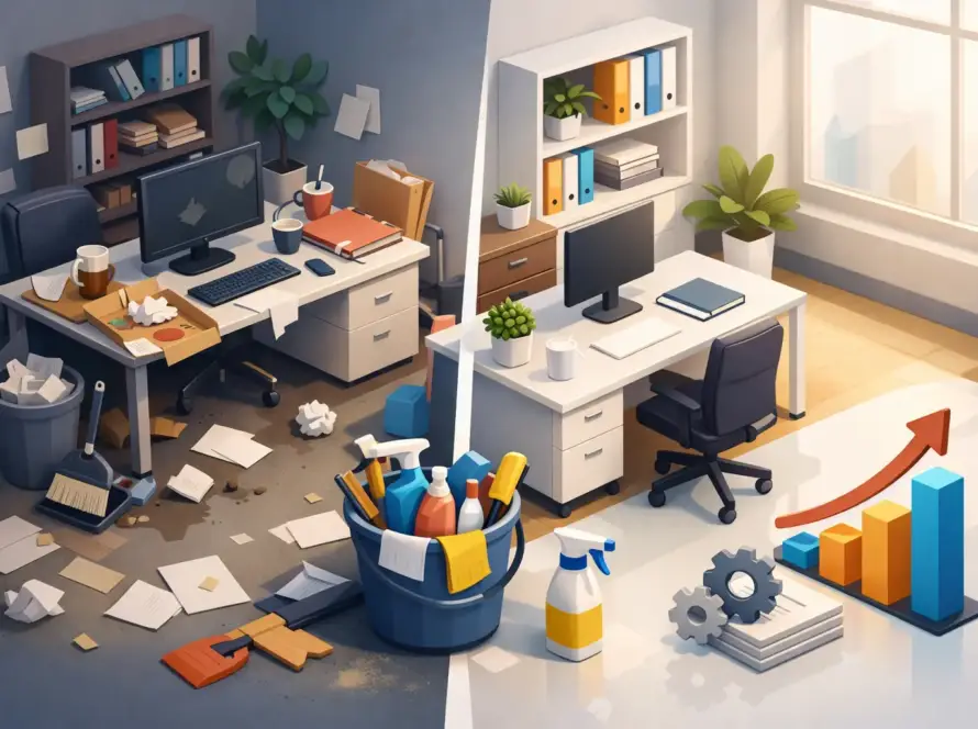 Office Cleanliness Productivity Example