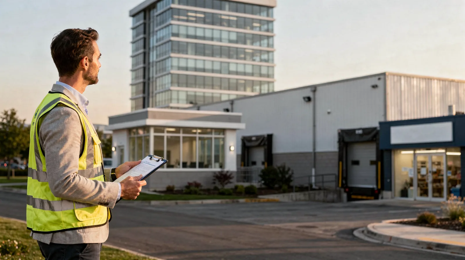 Services extend to industrial sites like factories, warehouses, and distribution centres.; Commercial and facility cleaning