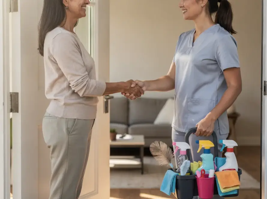 Clean and Tidy offers customized cleaning plans for residential and commercial spaces.; Booking recurring cleaning