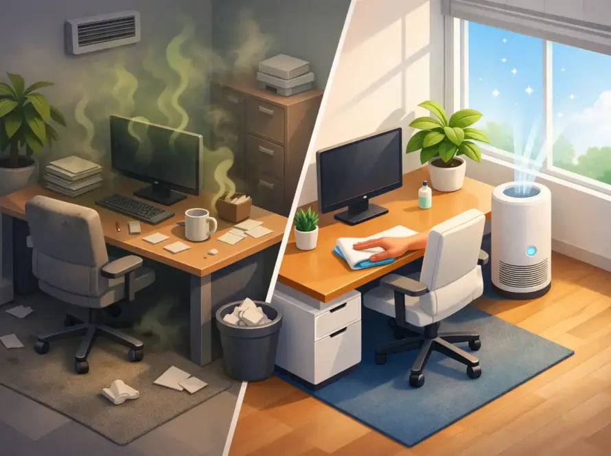Why Offices Smell Musty and How to Fix It