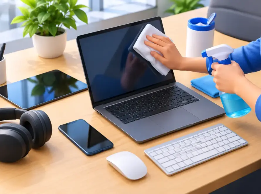 How to Sanitize Office Electronics Safely